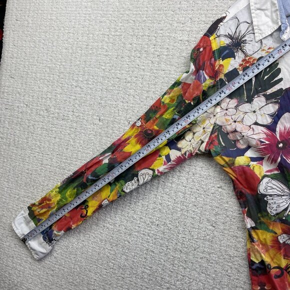 Desigual Colorful Floral Button-Down Shirt - Picture 10 of 15